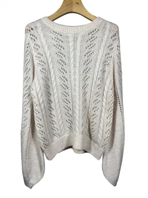 Женская мода круглый вырез с длинными рукавами пуловер свитер