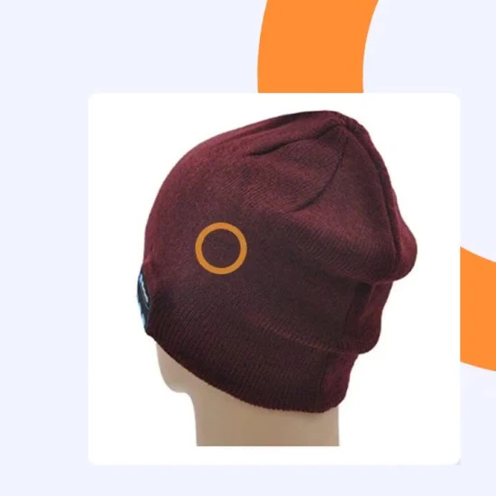 Bluetooth Custom Knit Hat Зимняя шапка Beanie с вышитым логотипом